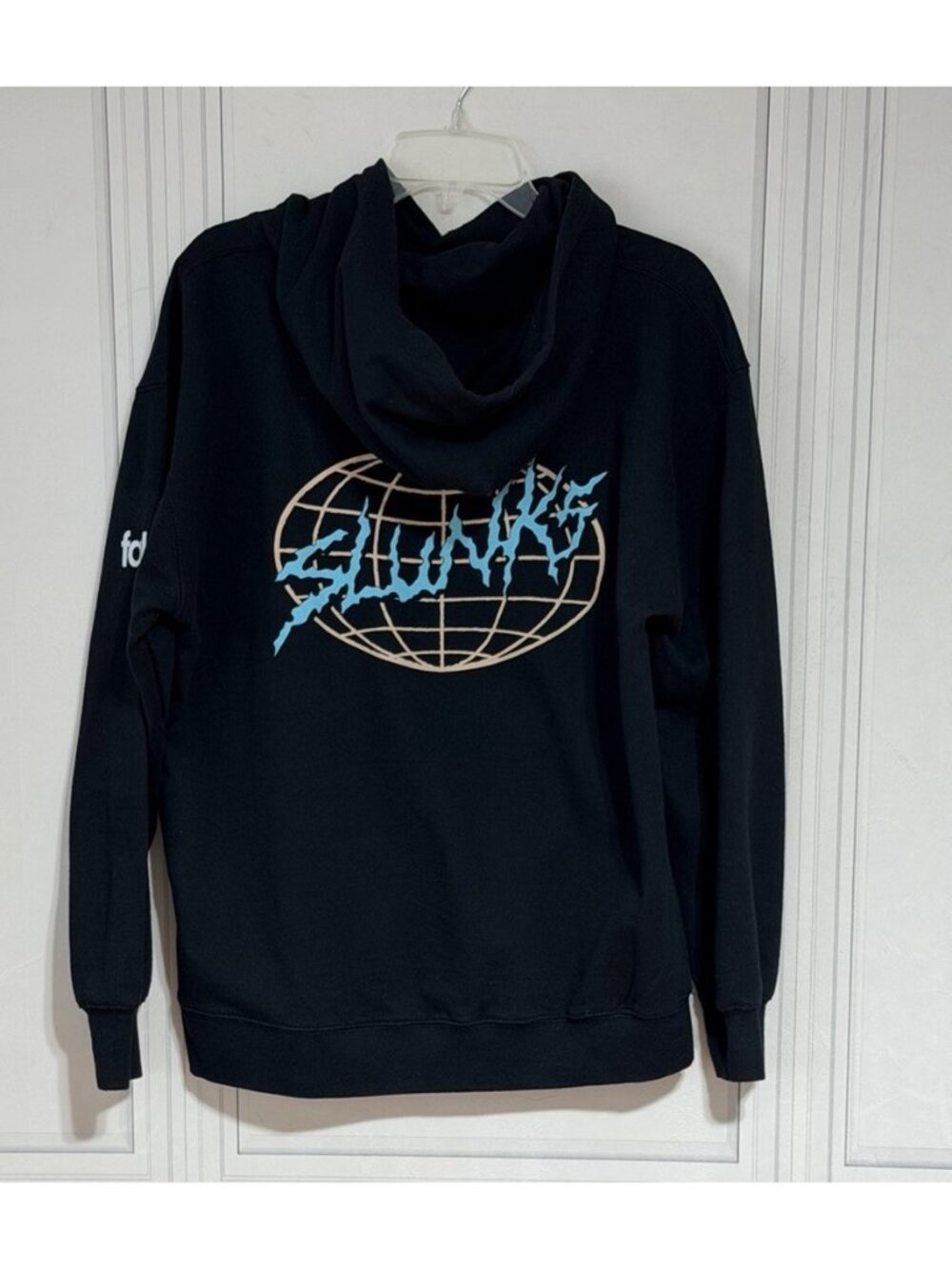 Slunks Hoodie Mens XL Black Pullover Sweatshirt